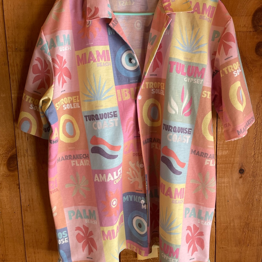 Zara Mens XL Assouline Button Up